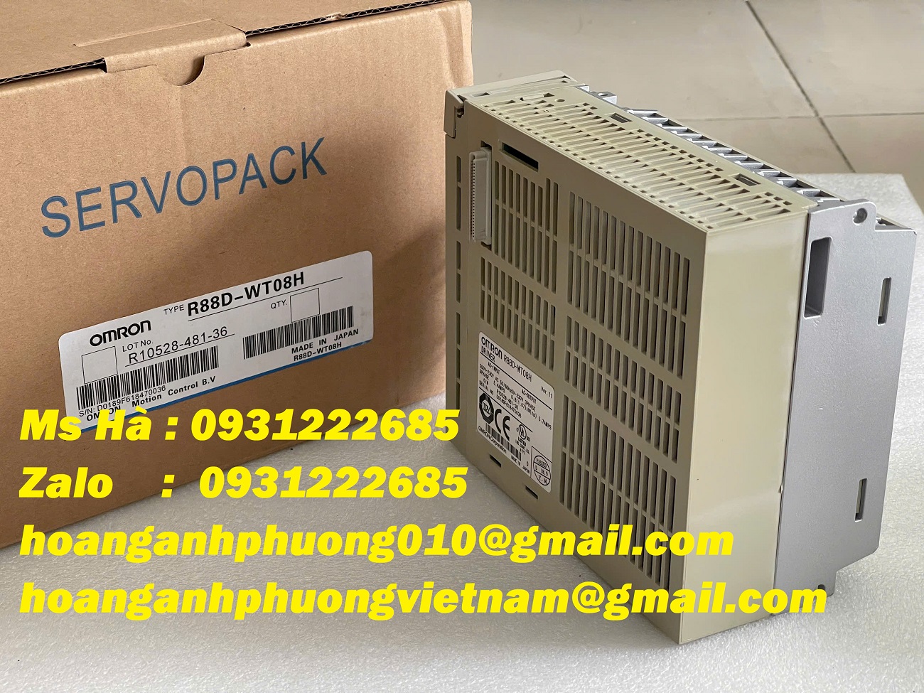 Driver hàng new 100% R88D-WT08H Omron - ưu đãi hiện nay